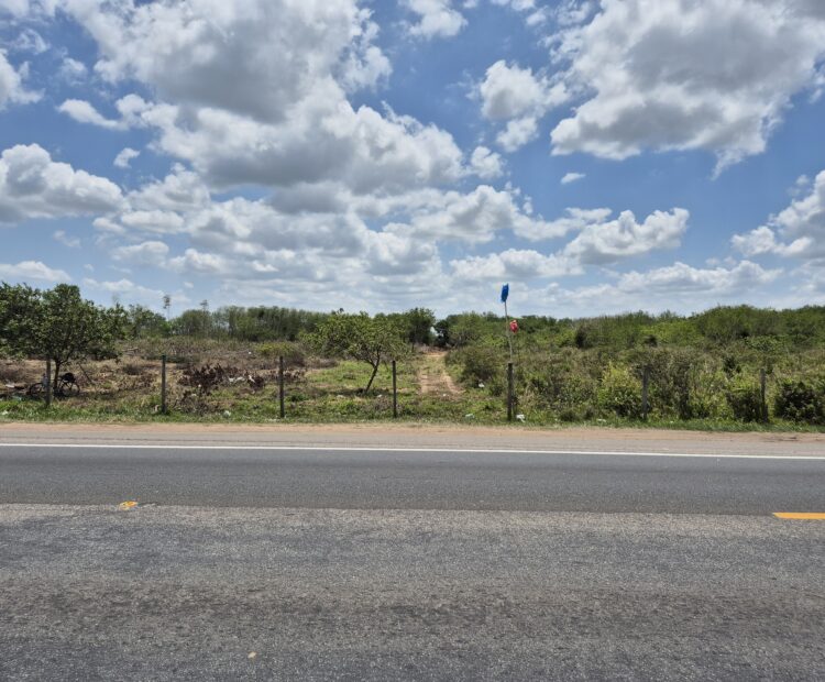 ÁREA NA BR – 101 (CAMPOS – RIO) À 600,00 METROS DO SHOPPING ESTRADA COM 186.000,00 M².